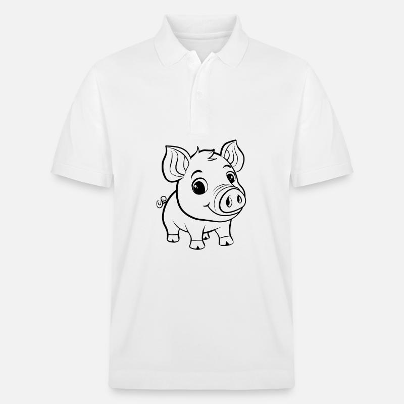 Cochon Cochon - Polo PREPSTER bio Stanley/Stella Unisexe - blanc
