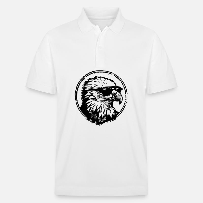 Aigle Tête d’aigle - Polo PREPSTER bio Stanley/Stella Unisexe - blanc