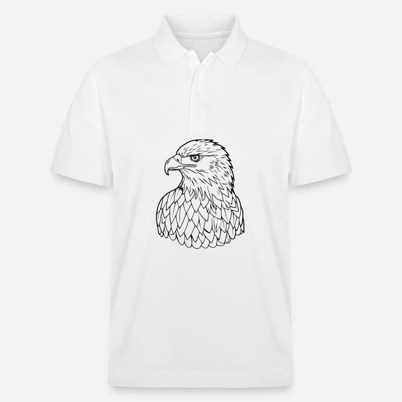 Aigle Tête d’aigle - Polo PREPSTER bio Stanley/Stella Unisexe - blanc