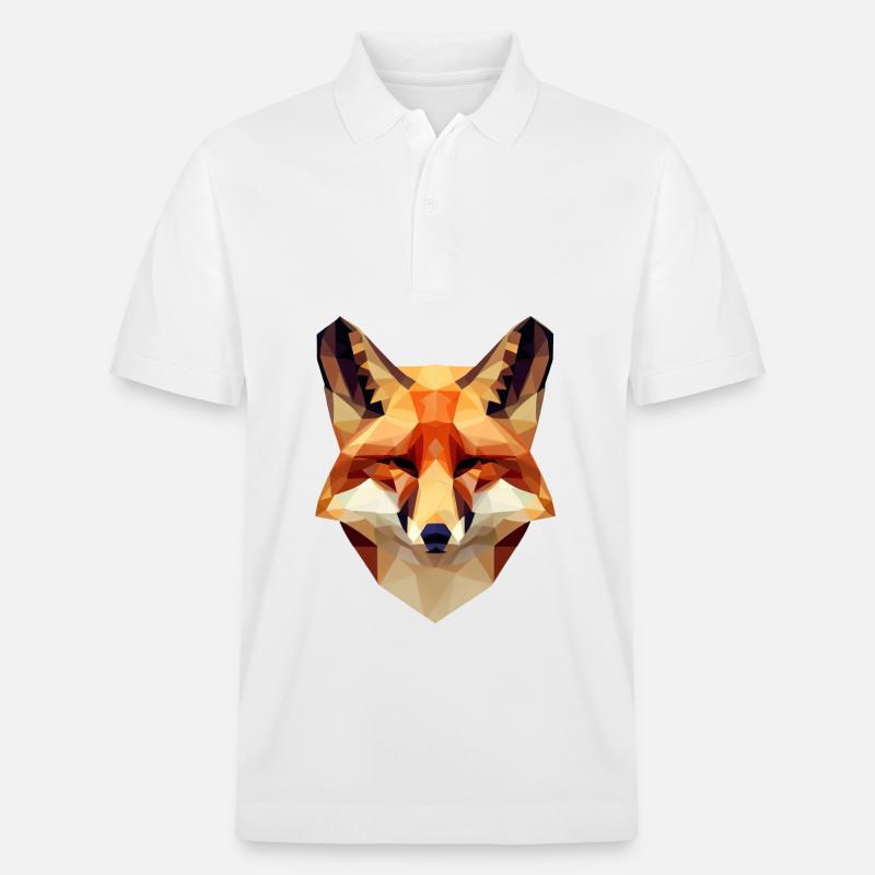Intriguing Polygon Fox - Moderne - Polo PREPSTER bio Stanley/Stella Unisexe - blanc