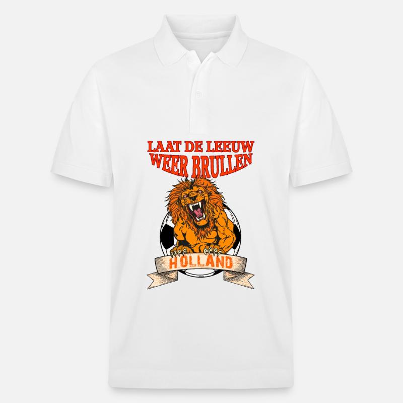 Que le lion rugit - Polo PREPSTER bio Stanley/Stella Unisexe - blanc