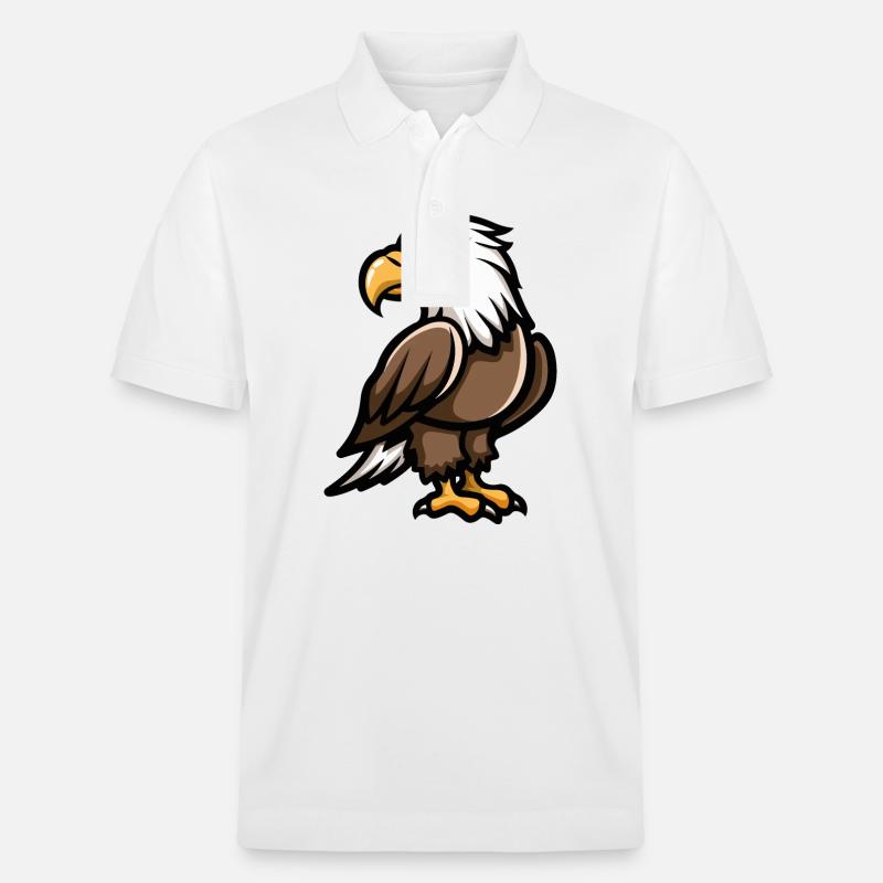 Bande dessinée Eagle - Polo PREPSTER bio Stanley/Stella Unisexe - blanc