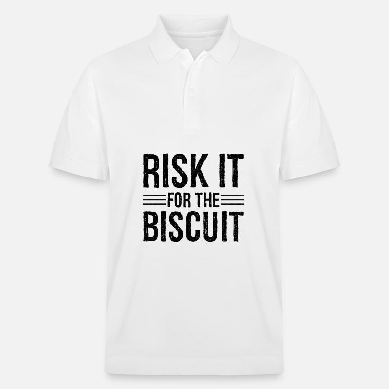 Risquez-le pour le biscuit - Polo PREPSTER bio Stanley/Stella Unisexe - blanc