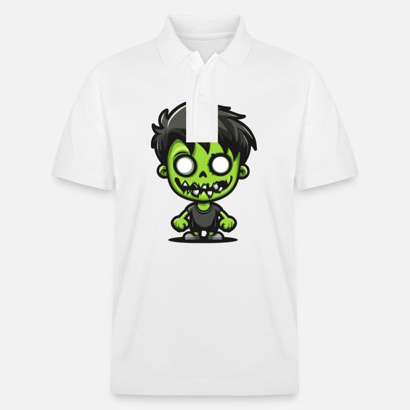 Zombie Halloween Comic - Stanley/Stella Unisex Bio-Poloshirt PREPSTER - Weiß