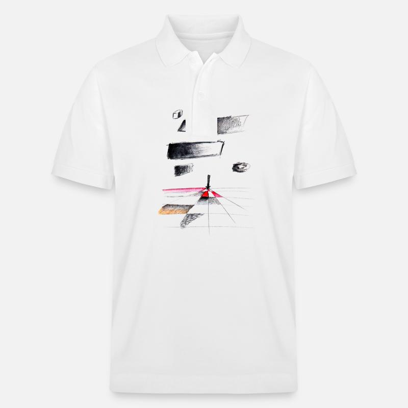 sketchbookpage for white - Stanley/Stella Unisex Bio-Poloshirt PREPSTER - Weiß
