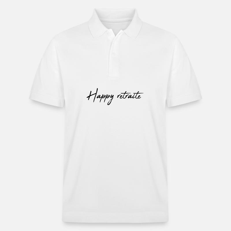 RETRAITE. RETRAITE. RETRAITEE. RETRAITE - Polo PREPSTER bio Stanley/Stella Unisexe - blanc