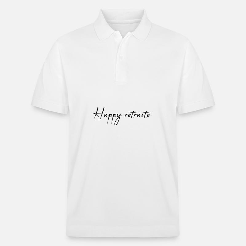 RETRAITE. RETRAITE. RETRAITEE. RETRAITE - Polo PREPSTER bio Stanley/Stella Unisexe - blanc