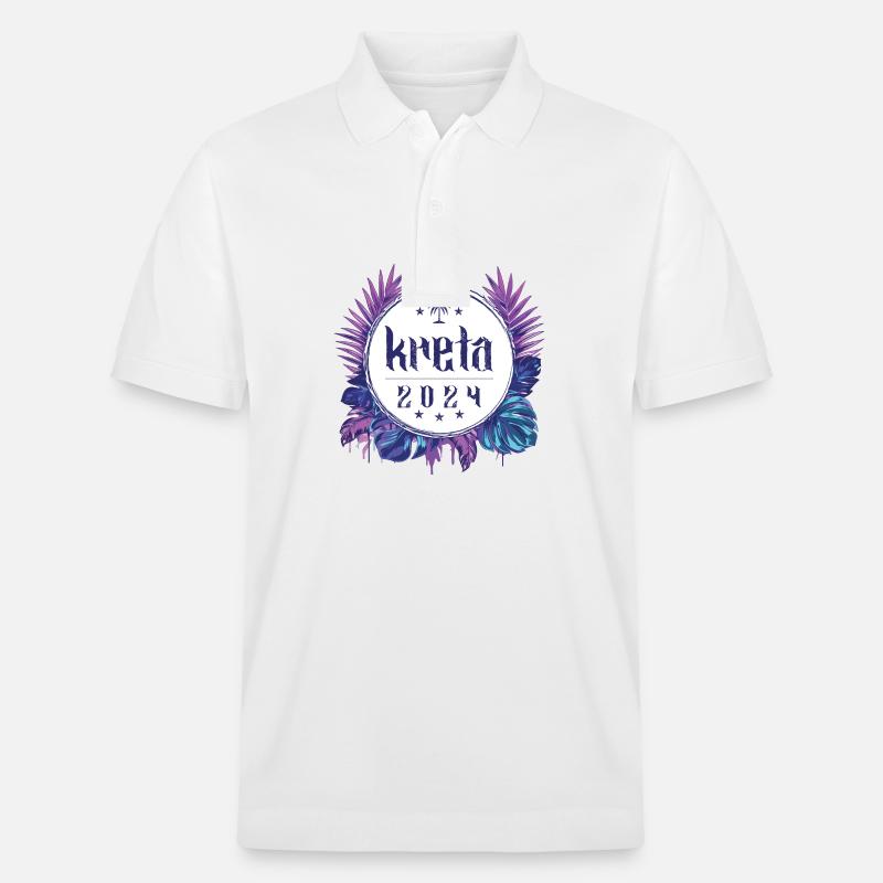 Kreta 2024 - Stanley/Stella Unisex Bio-Poloshirt PREPSTER - Weiß