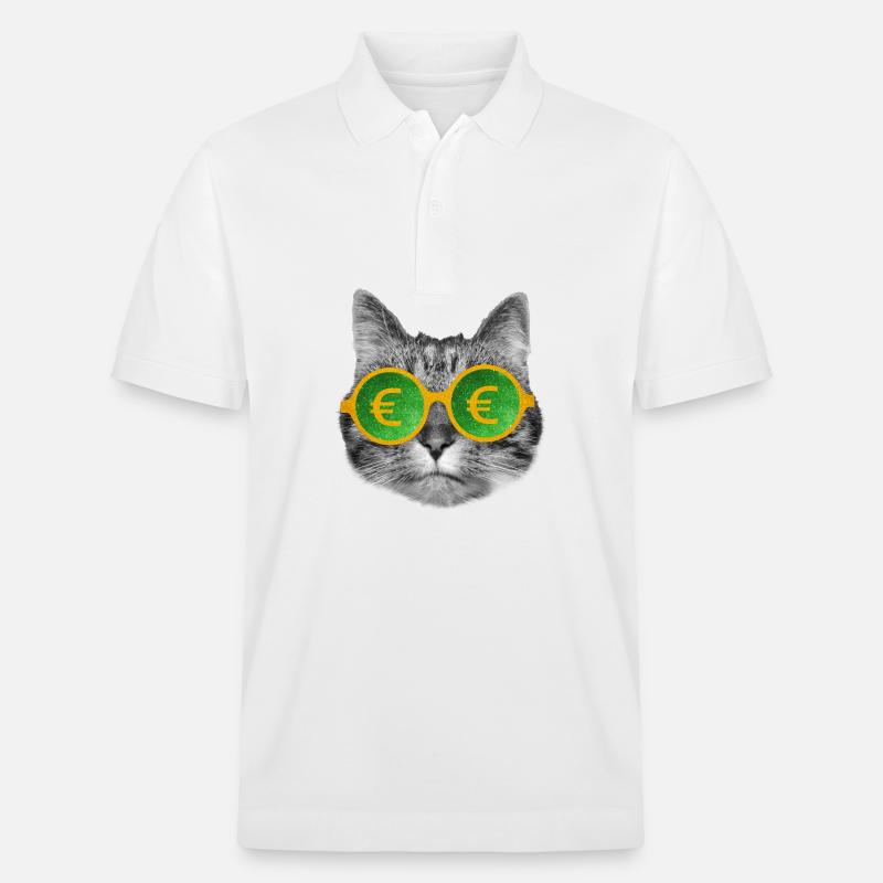 Lunettes d’argent pour chat - Polo PREPSTER bio Stanley/Stella Unisexe - blanc