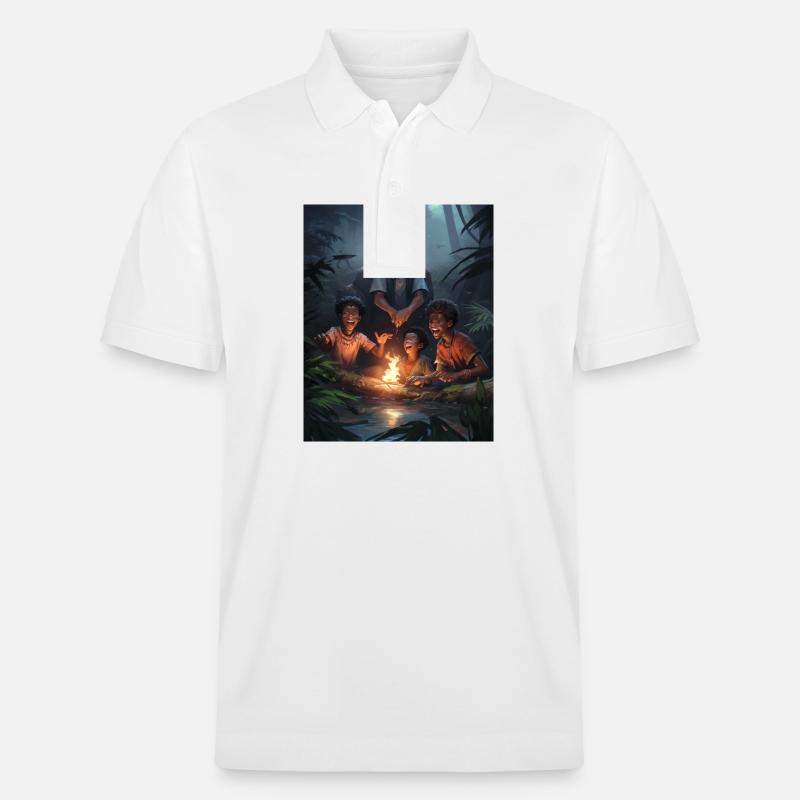 Die Freuden des Waldes - Stanley/Stella Unisex Bio-Poloshirt PREPSTER - Weiß
