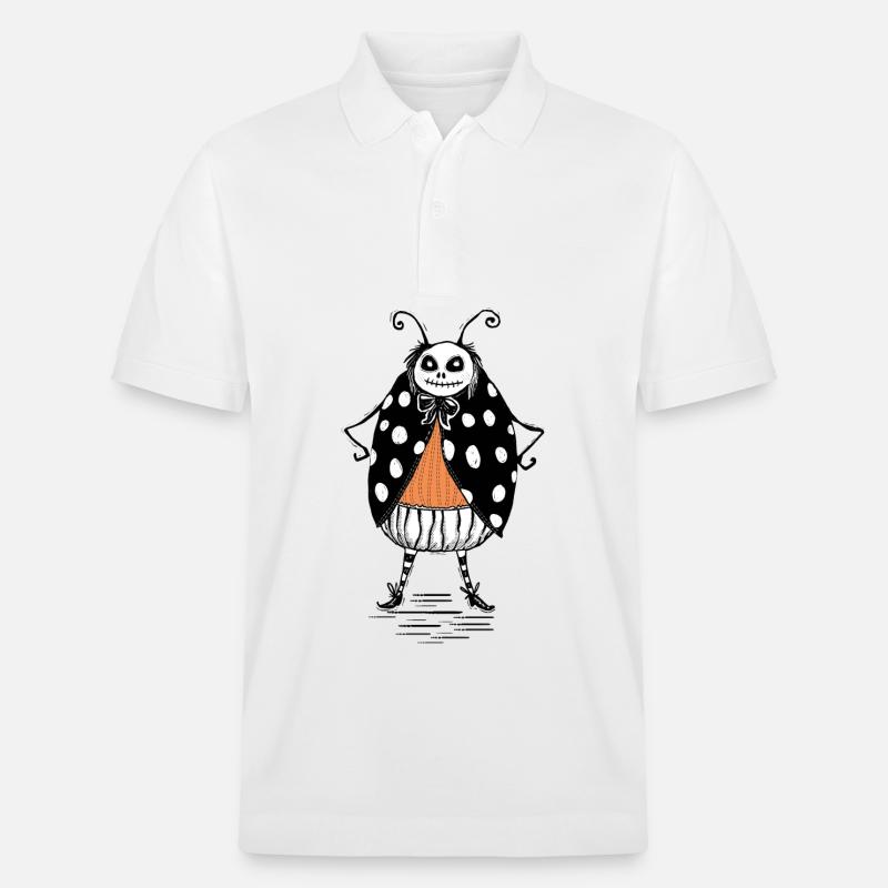 PolkaDots Spukkäfer - Stanley/Stella Unisex Bio-Poloshirt PREPSTER - Weiß