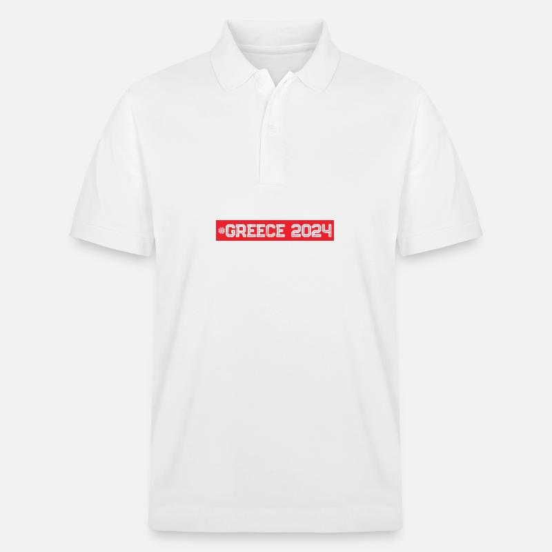 Greece 2024 - Stanley/Stella Unisex Bio-Poloshirt PREPSTER - Weiß