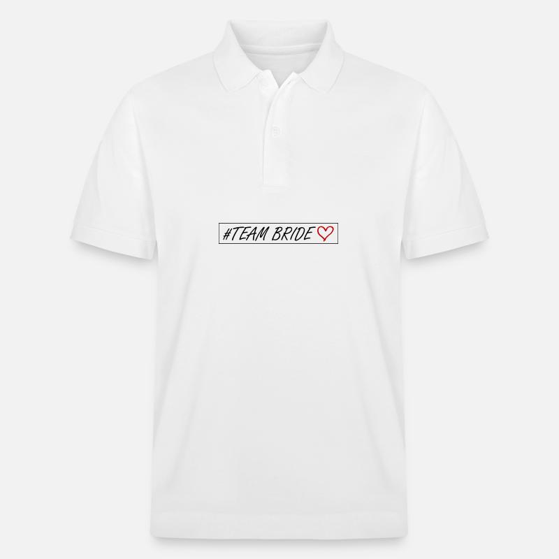 Équipe Bride Heart - Polo PREPSTER bio Stanley/Stella Unisexe - blanc