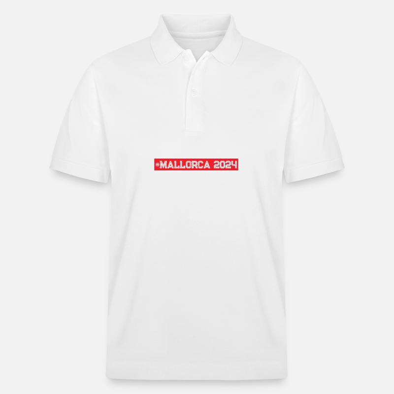 Mallorca 2024 - Stanley/Stella Unisex Bio-Poloshirt PREPSTER - Weiß