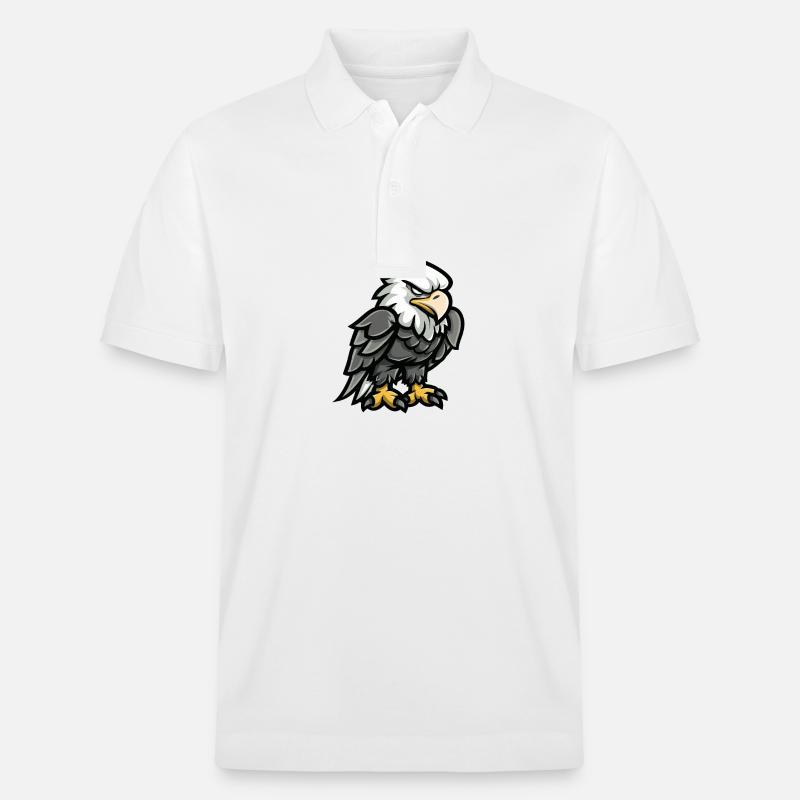 Bande dessinée Eagle - Polo PREPSTER bio Stanley/Stella Unisexe - blanc