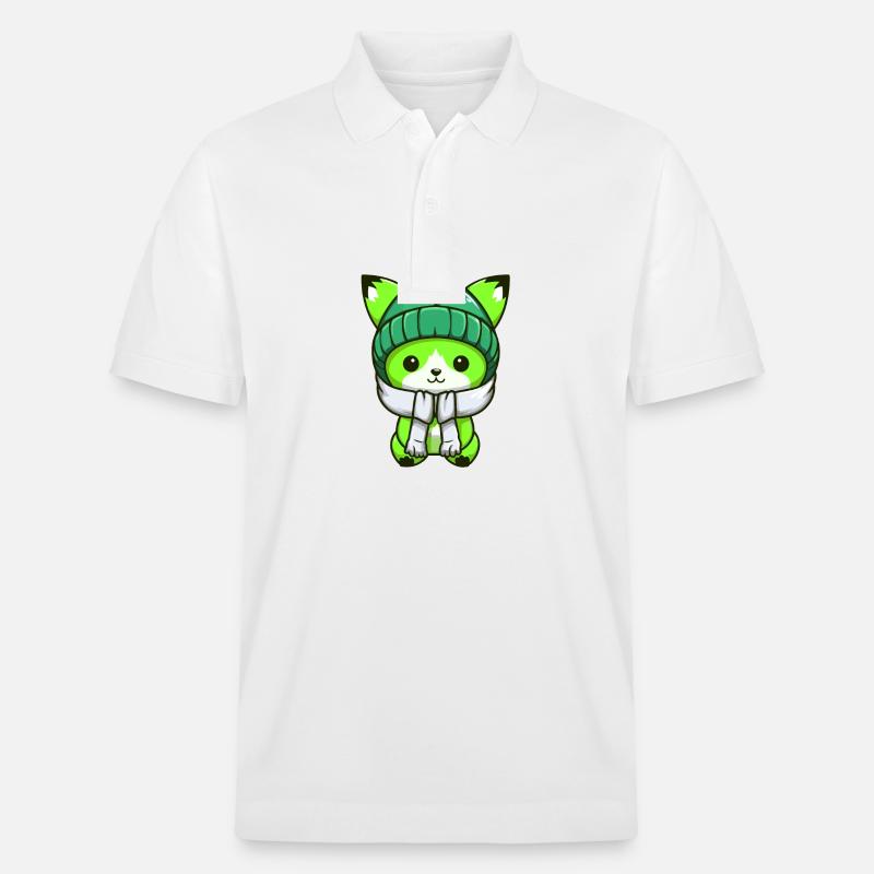 Bande dessinée d’hiver Fox - Polo PREPSTER bio Stanley/Stella Unisexe - blanc