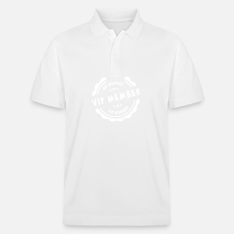 Vip Member - Stanley/Stella Unisex Bio-Poloshirt PREPSTER - Weiß