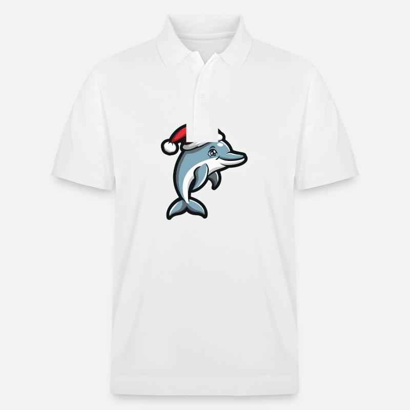 Noël dauphin - Polo PREPSTER bio Stanley/Stella Unisexe - blanc