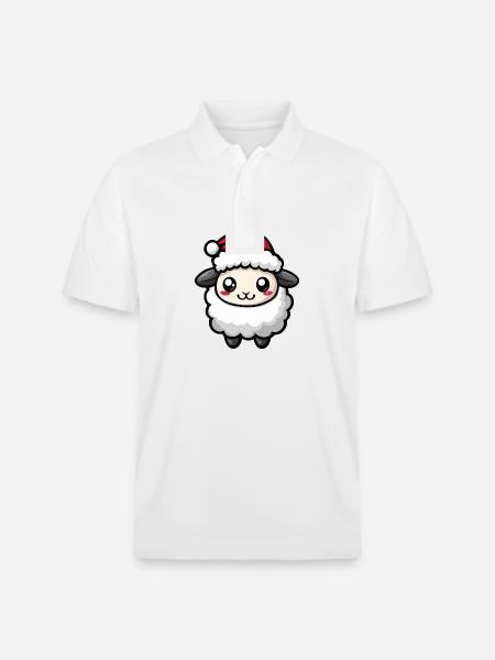 Mouton Noël Noël - Polo PREPSTER bio Stanley/Stella Unisexe - blanc