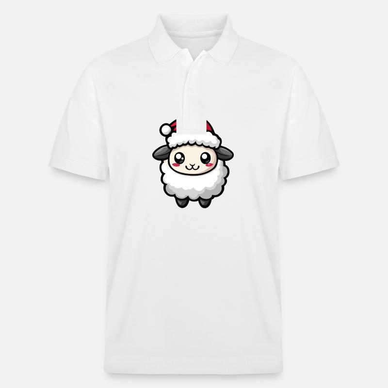 Mouton Noël Noël - Polo PREPSTER bio Stanley/Stella Unisexe - blanc