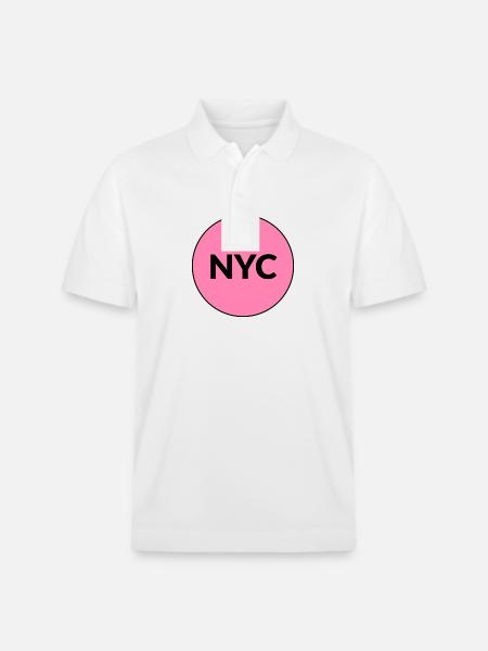 GAY NYC PRIDE - Stanley/Stella Unisex Bio-Poloshirt PREPSTER - Weiß