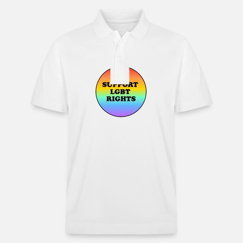 Soutenez les droits des LGBT - Polo PREPSTER bio Stanley/Stella Unisexe - blanc