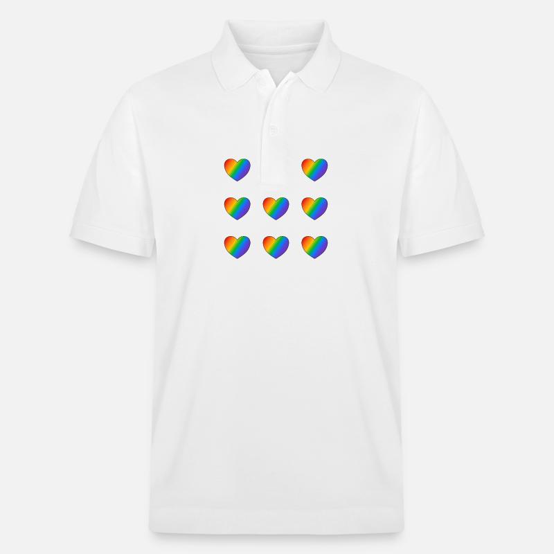 Rainbow entend - Polo PREPSTER bio Stanley/Stella Unisexe - blanc