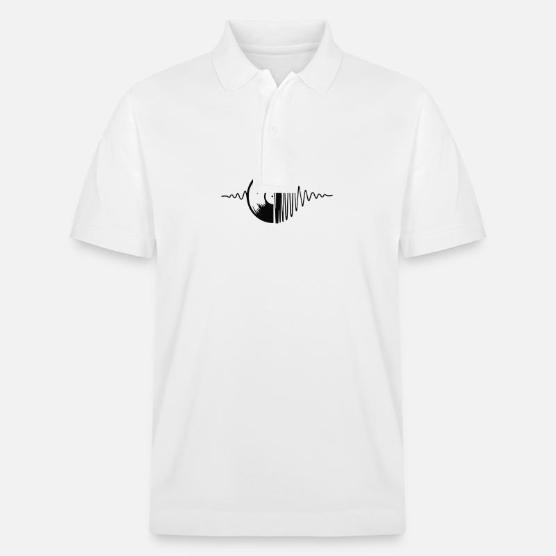 Phonographes Design - Polo PREPSTER bio Stanley/Stella Unisexe - blanc