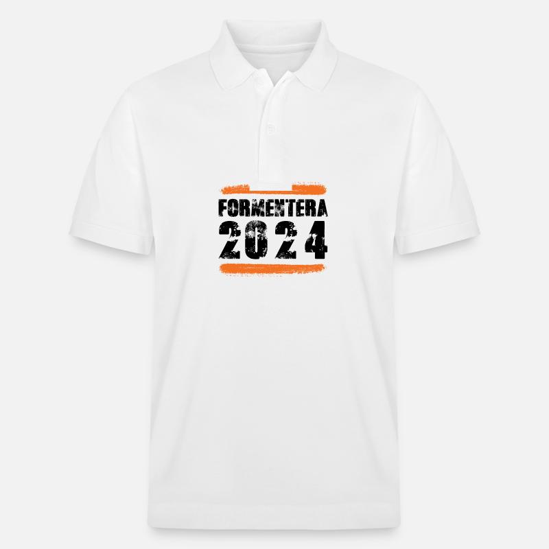 L’équipe de Formentera 2024 - Polo PREPSTER bio Stanley/Stella Unisexe - blanc