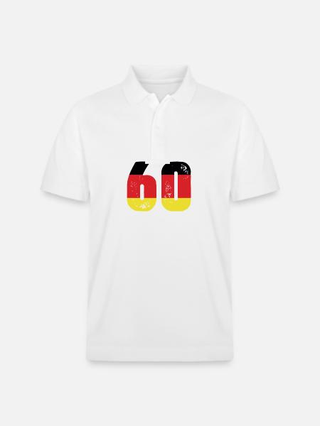 60 Numéro Jersey Allemagne - Polo PREPSTER bio Stanley/Stella Unisexe - blanc