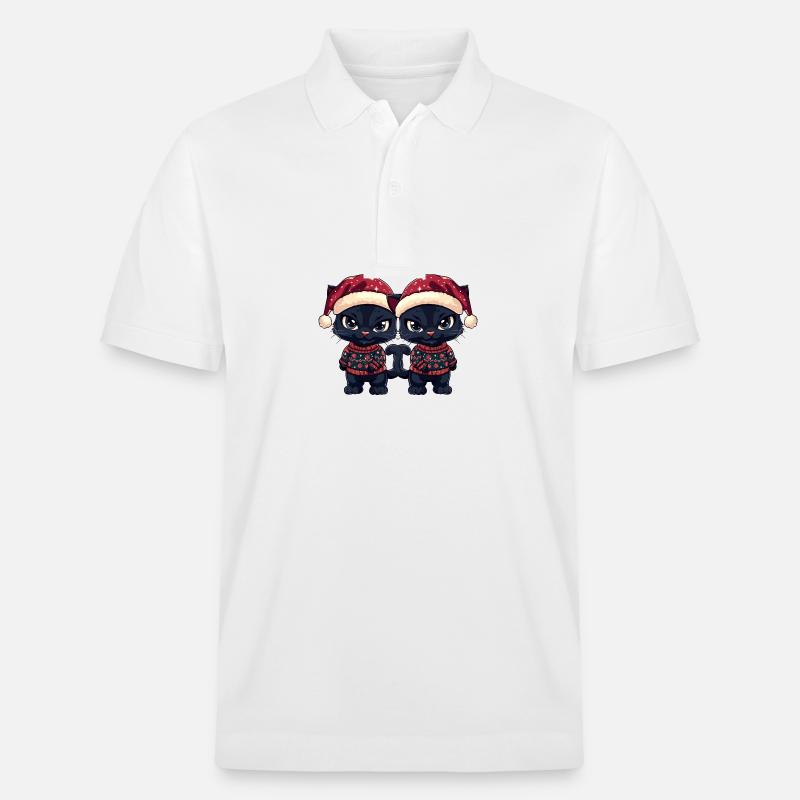 L’équipe de Noël des Panthers - Polo PREPSTER bio Stanley/Stella Unisexe - blanc