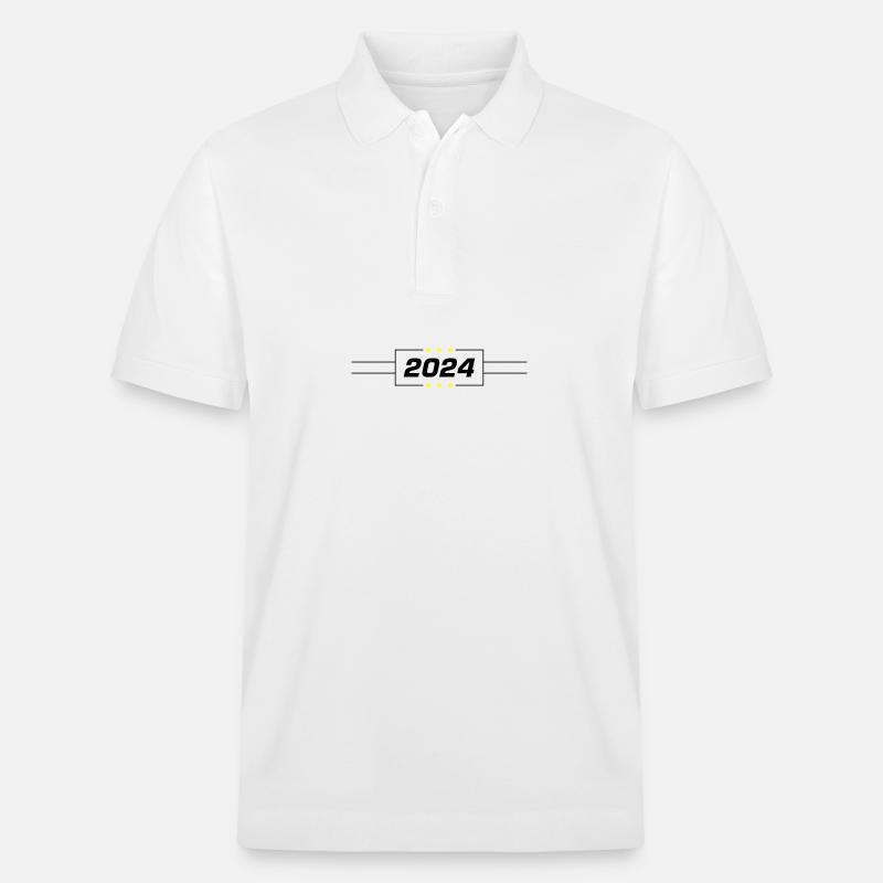 Année 2024 - Polo PREPSTER bio Stanley/Stella Unisexe - blanc