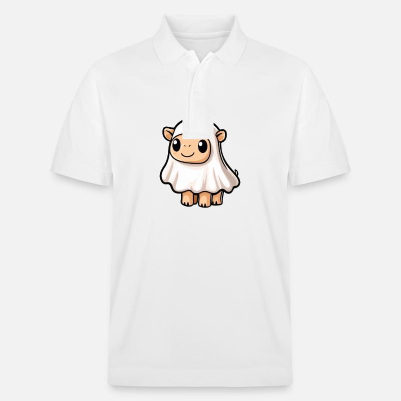 Kamel Halloween Lustig Geist - Stanley/Stella Unisex Bio-Poloshirt PREPSTER - Weiß