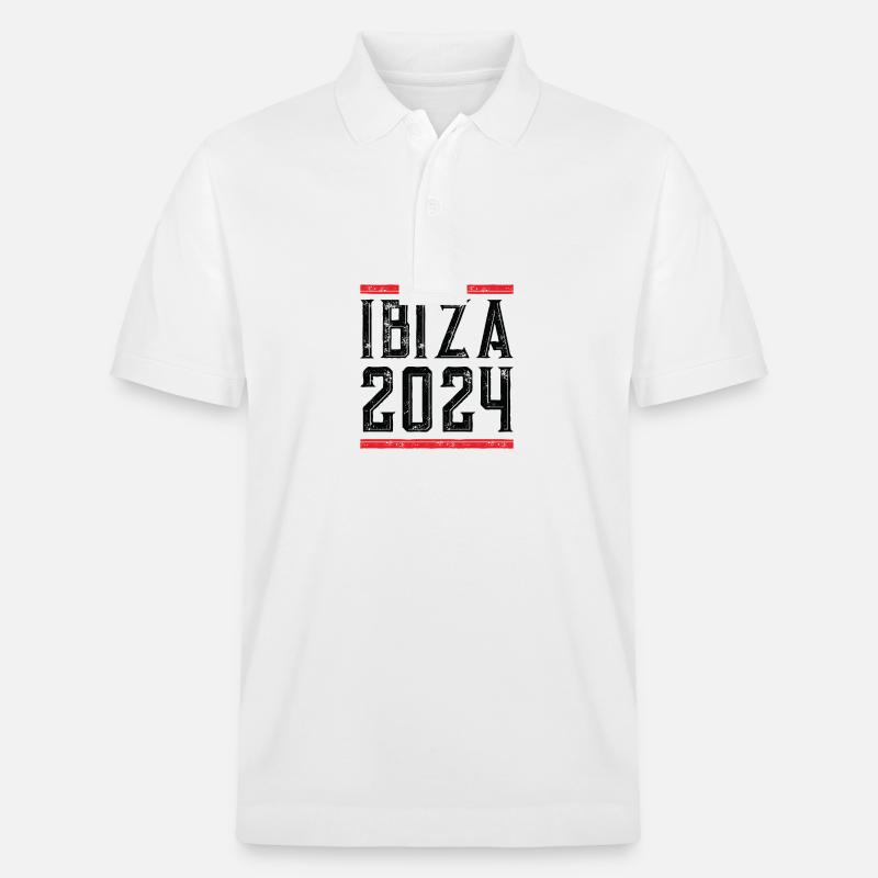 Ibiza 2024 - Polo PREPSTER bio Stanley/Stella Unisexe - blanc