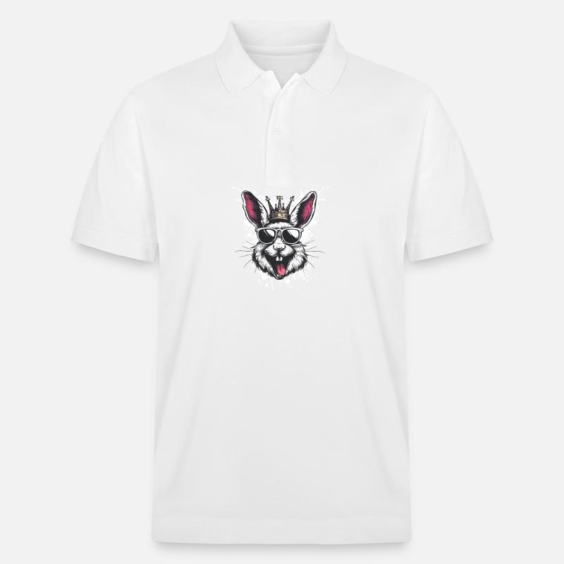 Bande dessinée Bunny - Polo PREPSTER bio Stanley/Stella Unisexe - blanc