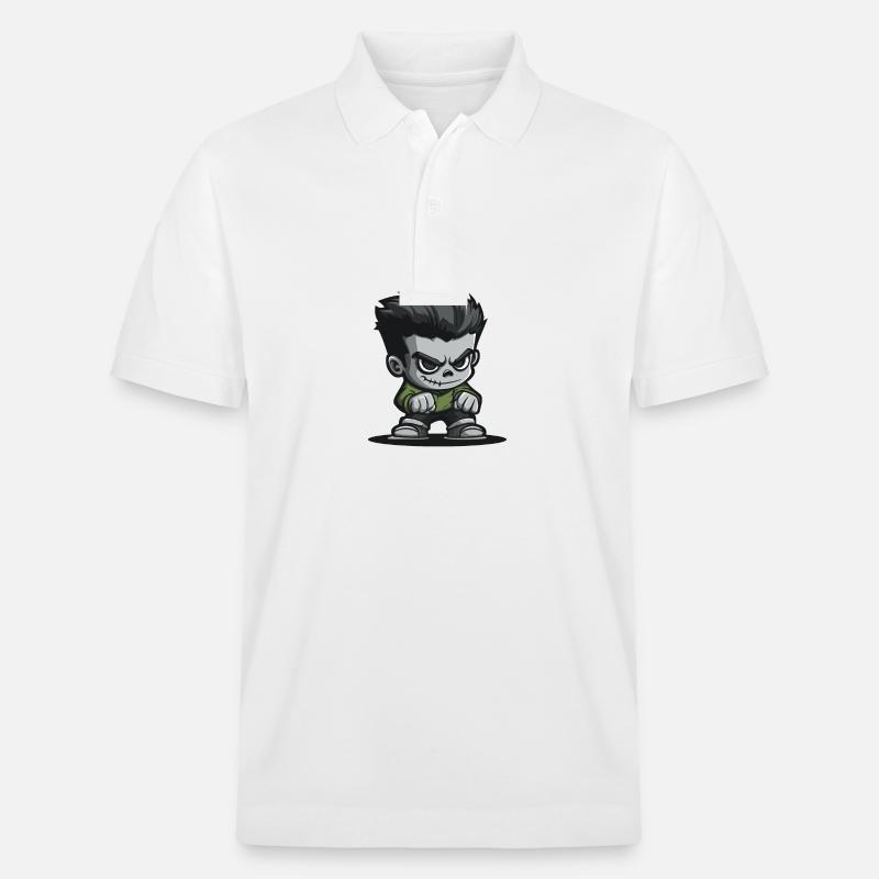 Zombie Halloween Comic - Stanley/Stella Unisex Bio-Poloshirt PREPSTER - Weiß