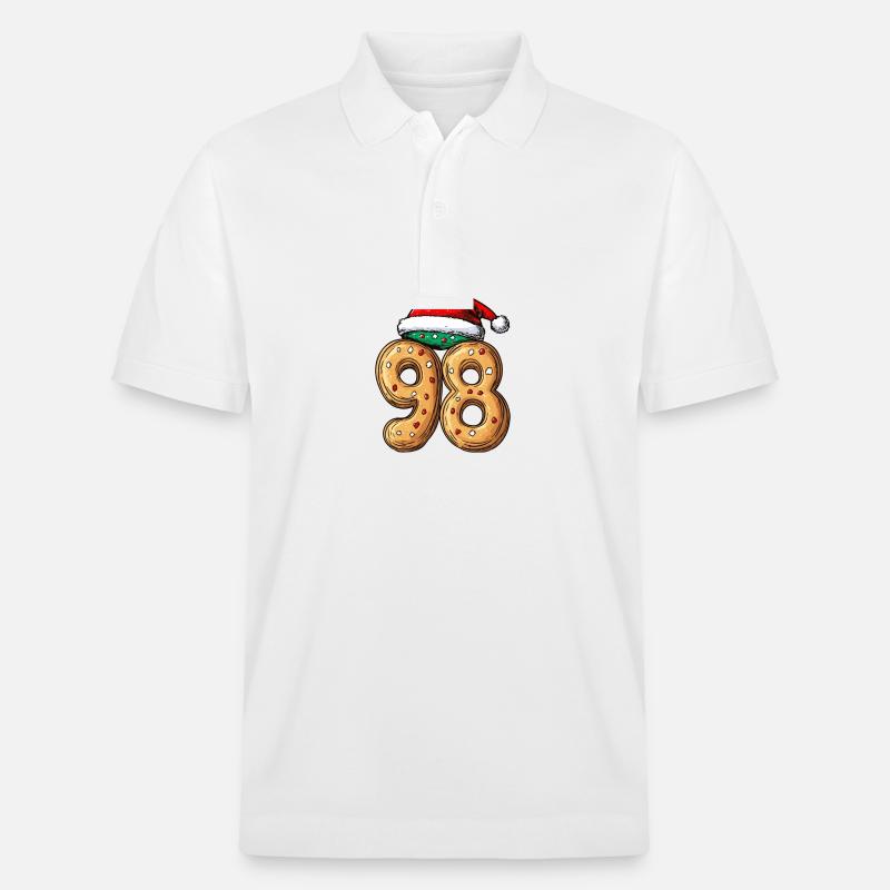 98 Numéro Noël - Polo PREPSTER bio Stanley/Stella Unisexe - blanc