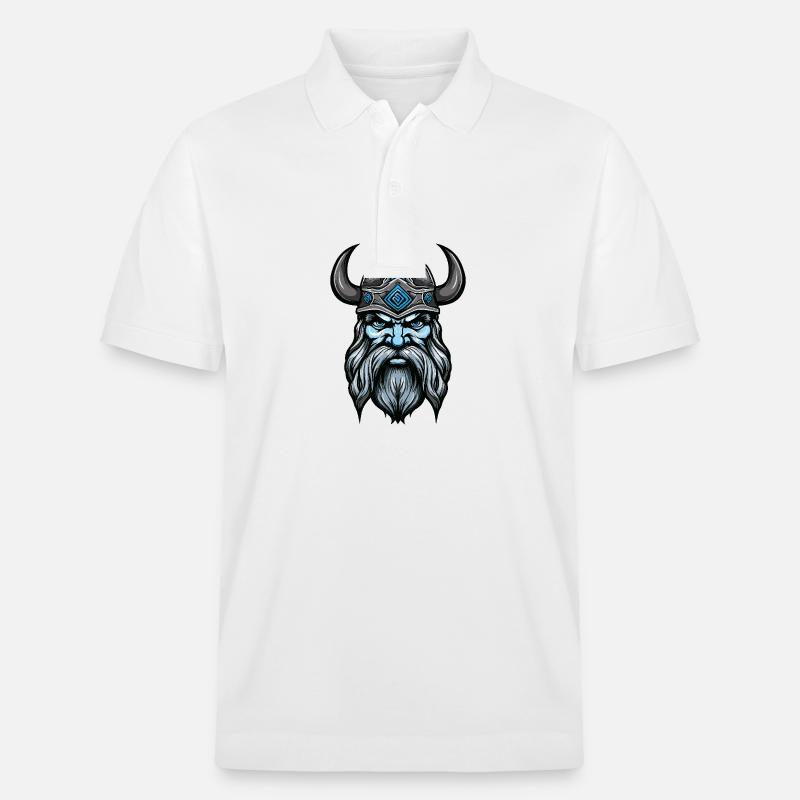 Chef Viking Valhalla Odin - Polo PREPSTER bio Stanley/Stella Unisexe - blanc