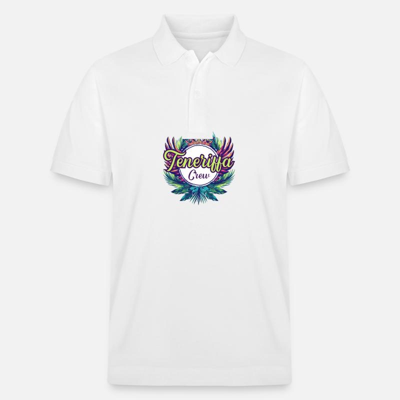 Vacances Tenerife Crew - Polo PREPSTER bio Stanley/Stella Unisexe - blanc