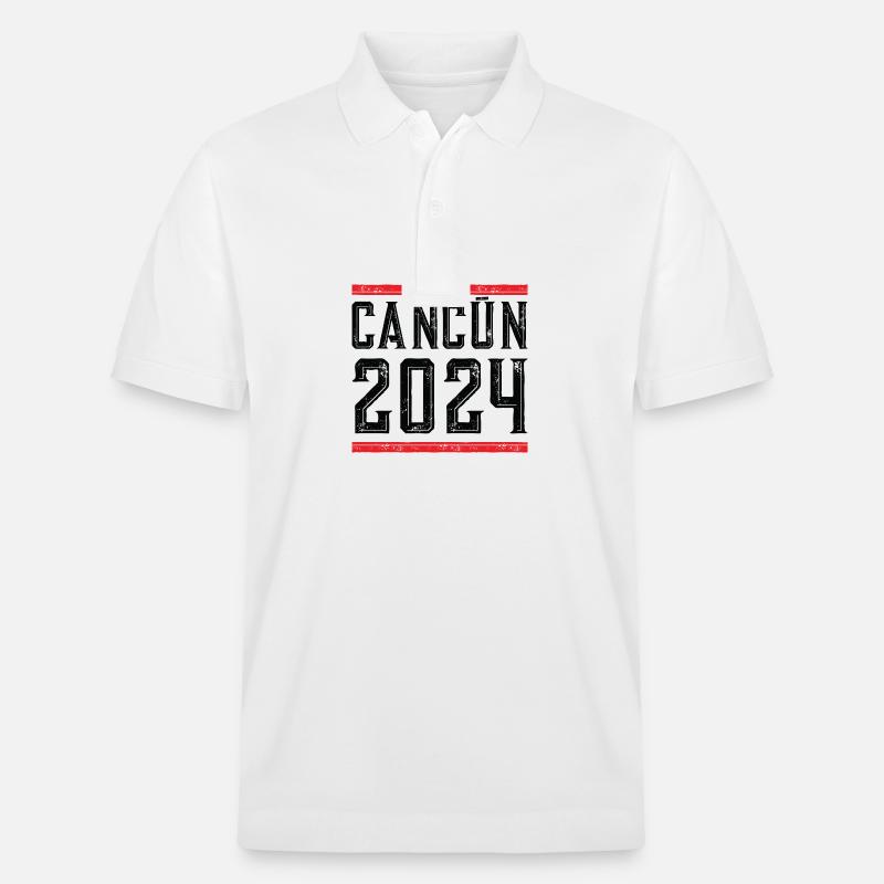 Cancun 2024 - Stanley/Stella Unisex Bio-Poloshirt PREPSTER - Weiß