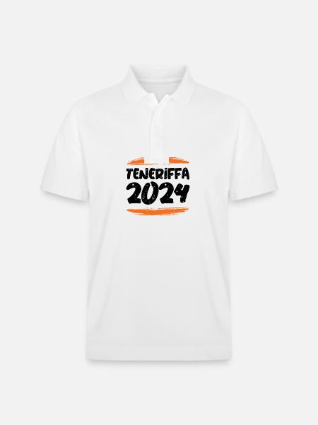 teneriffa 2024 - Stanley/Stella Unisex Bio-Poloshirt PREPSTER - Weiß
