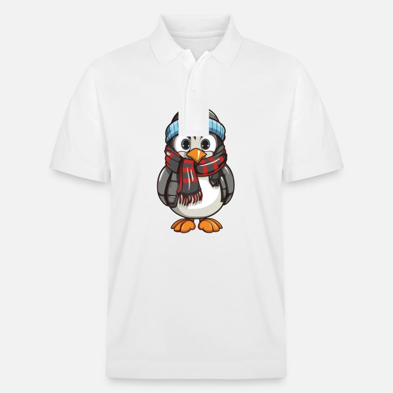Pingouin Comic Hiver - Polo PREPSTER bio Stanley/Stella Unisexe - blanc