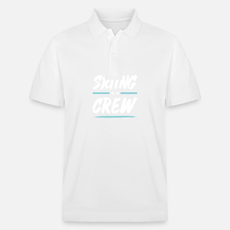Skiing Crew - Stanley/Stella Unisex Bio-Poloshirt PREPSTER - Weiß