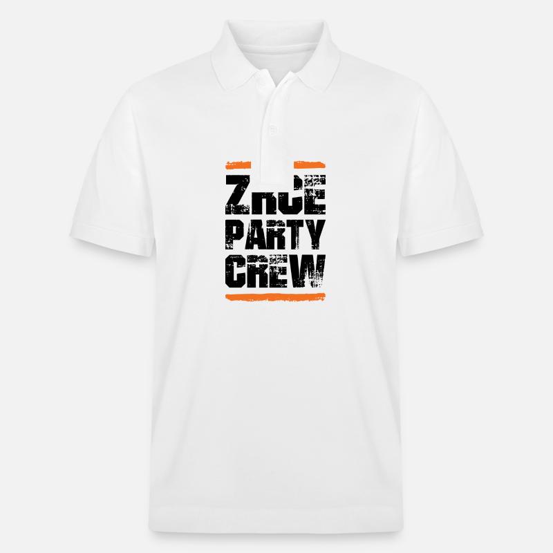 Zrce Party Crew - Polo PREPSTER bio Stanley/Stella Unisexe - blanc