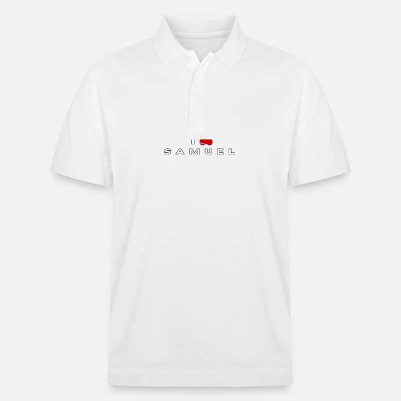 Ich hasse Samuel - Stanley/Stella Unisex Bio-Poloshirt PREPSTER - Weiß