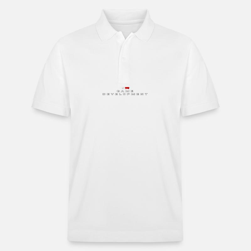Ich hasse Spieleentwicklung - Stanley/Stella Unisex Bio-Poloshirt PREPSTER - Weiß