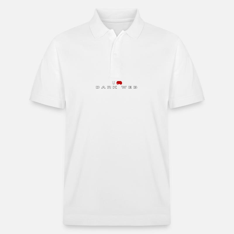 Ich hasse Dark Web - Stanley/Stella Unisex Bio-Poloshirt PREPSTER - Weiß