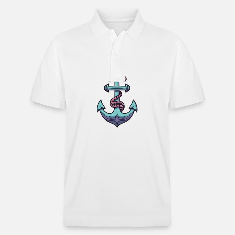 Anker Hafen - Stanley/Stella Unisex Bio-Poloshirt PREPSTER - Weiß