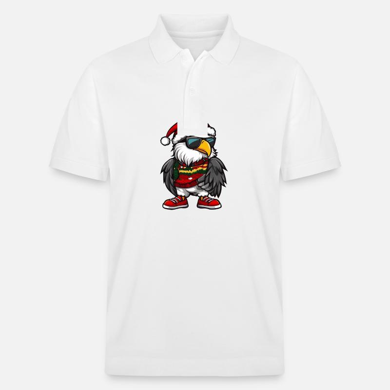 Aigle Noël Noël - Polo PREPSTER bio Stanley/Stella Unisexe - blanc