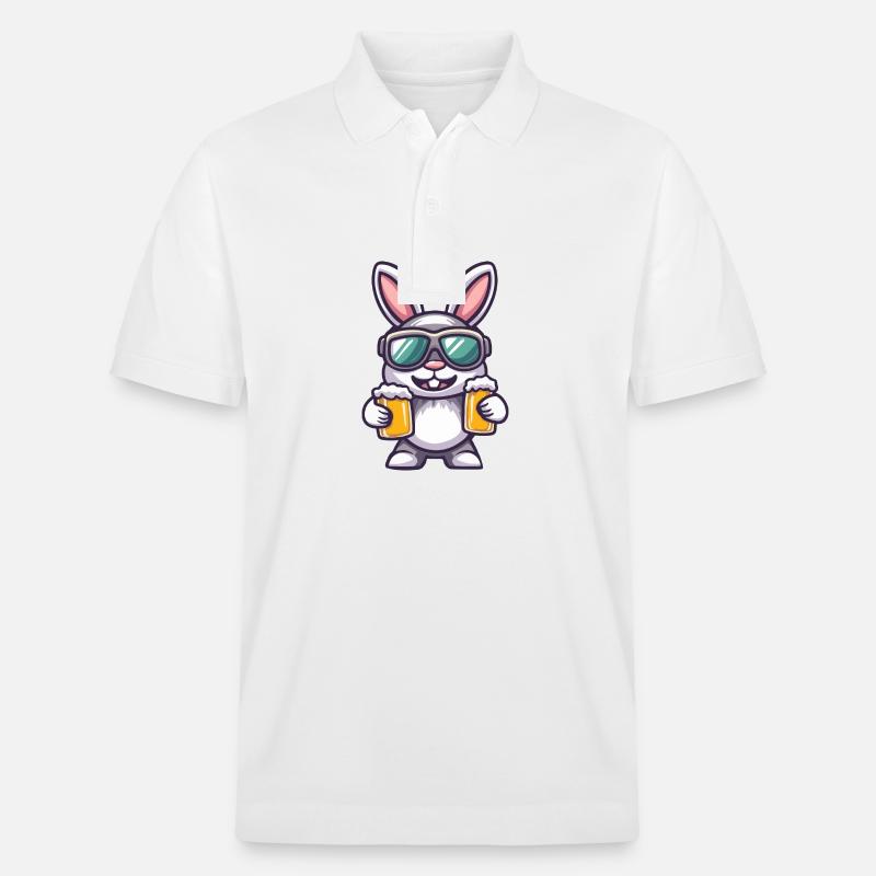 Hase Ski Bier - Stanley/Stella Unisex Bio-Poloshirt PREPSTER - Weiß
